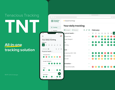 TNT: All-in-one tracking solution dashboard mobile app ui ux design web app