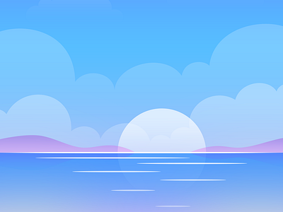 Piano Rhythm Tiles: Background - Sea and Sky background game game background landscape music music app music game music tiles ocean piano piano app piano game piano tiles sea sky sun sun rise