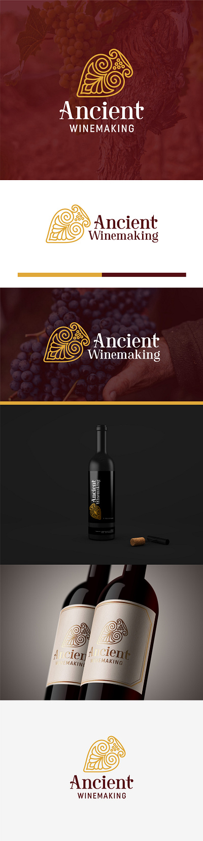 Ancient Winemaking graphic design logo logo design vector wine winemaking