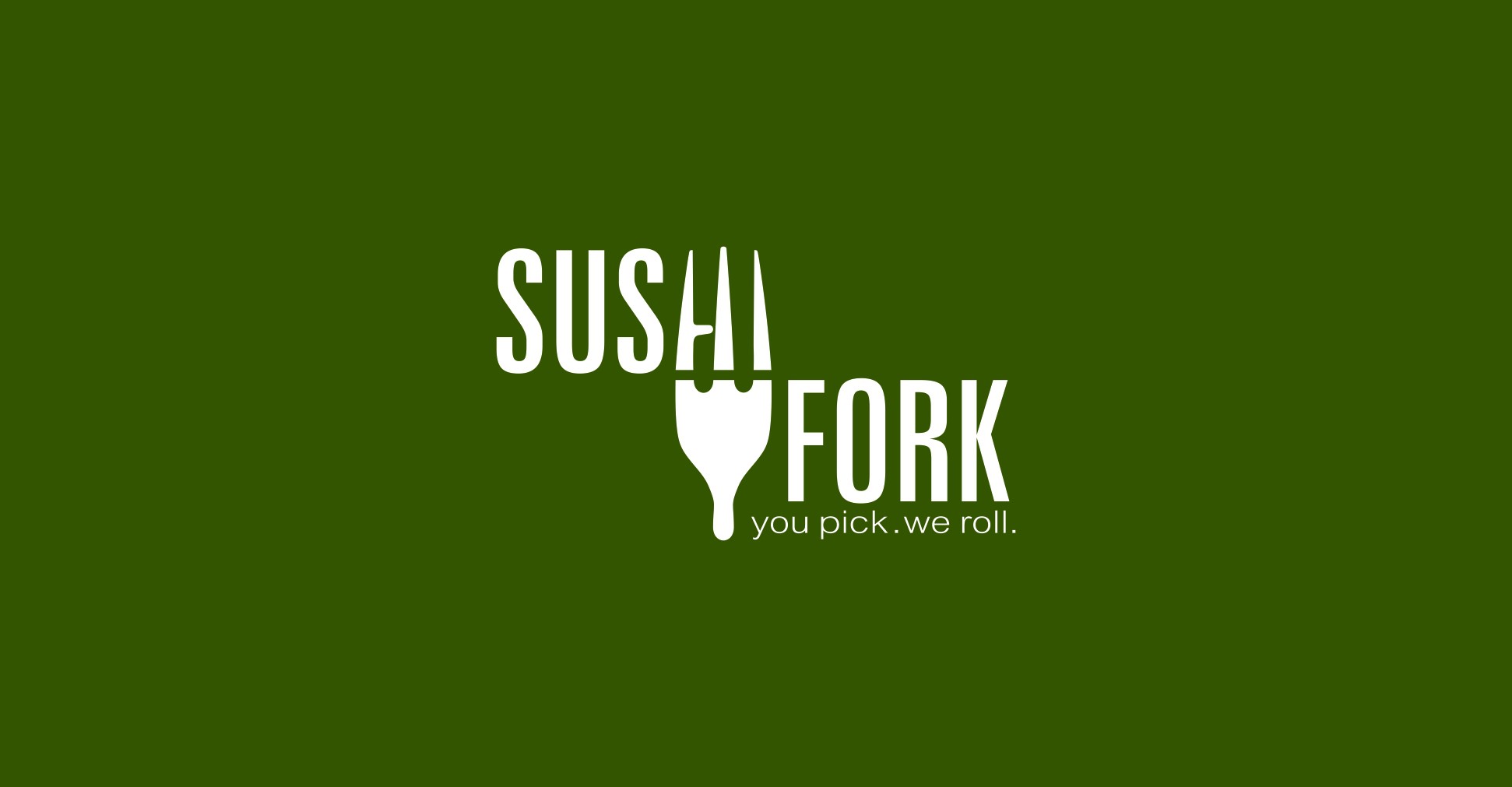 Sushi Fork graphic design logo logo design restaurant sushi vector