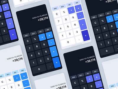 Daily UI #004 - Calculator calculator calculator app calculator design calculator interface clean ui daily ui daily ui challenge dark mode design inspiration light mode minimalistic design product design ui design ux design