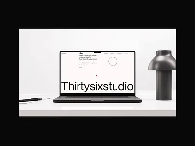 Thirtysixstudio 3d animation design grid illustration layout type ui website