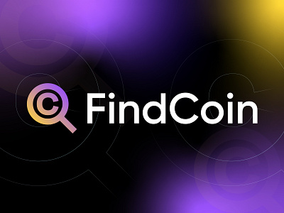 FindCoin - Logo Design Concept blockchain branding creative crypto currency decentralized defi fireart focus lab forex hola lab logo logo design logo designer modern nfts symbol token web design web3