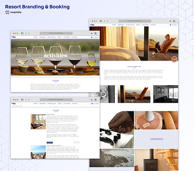 Resort Branding & Booking ui webdesign website website development