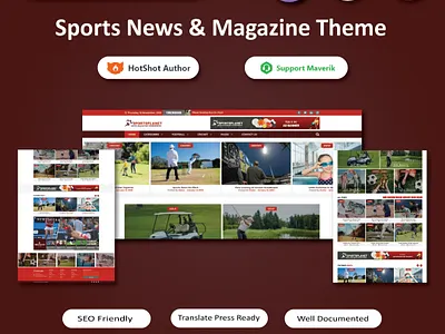 Sports Planet - News & Magazine WordPress Elementor Template design elementor website wordpress wordpress design wordpress development wordpress theme