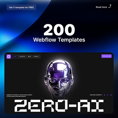 🚀 200 Webflow Templates Launched! 🎉 design giveaway innovation milestone templates webflow