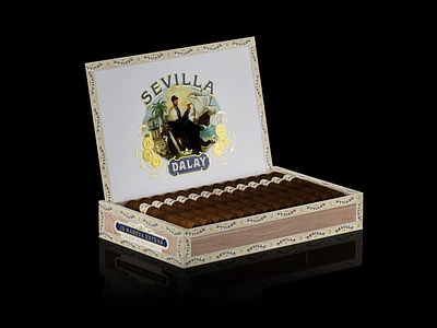 Dalay Sevilla - Cigars branding cigar cuba design graphic design illustration logo packaging tobacco typography vintage