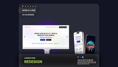 Landing Page Redesign | Junior UI UX Designer design systems