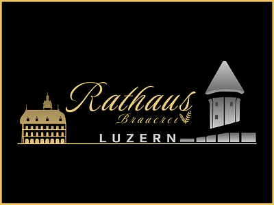 Rathaus Brauerei Luzern branding graphic design logo