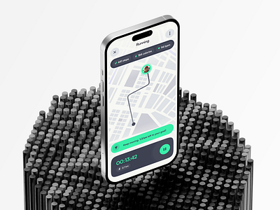 Activity page | Physical activity Tracker Mobile App app design development gym maps no code no code development nocode run running sport sports ui ui design uidesign walk web design web development