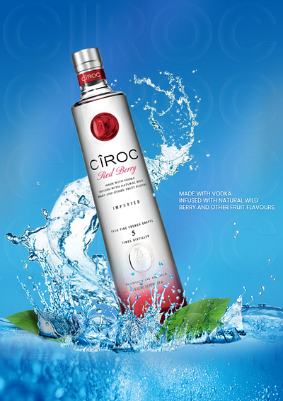 Ciroc Poster branding graphic design