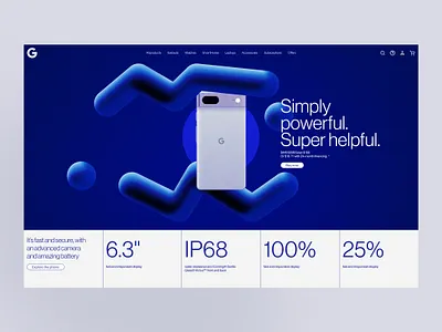 UI/UX design Web site 3d design e commerc figma landing page product design ui ux web design website