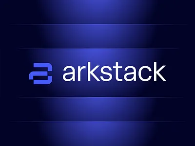 arkstack lettermark design animal logo
