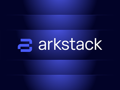 arkstack lettermark design animal logo