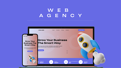 Creative Web Agency app design app ui design figma graphic design landing page ui uiux ux web design web ui website