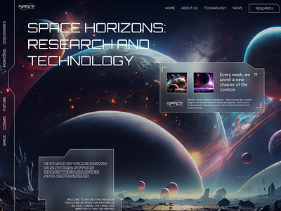 Space - Web Design design logo ui ux