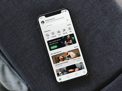 Barber - Salon App app app design barber barber app barber shop app branding concept design haircut app mobile mobile app salon salon app salon booking app salon management app salons services ui uidesign uiux ux
