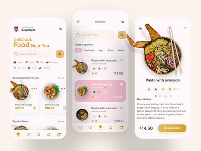 Food Delivery App UI appconcept appui delivery app elegantdesign figma design food delivery app graphic design interfacedesign minimal minimal ui mobileapp moderndesign productdesign ui ui design ui kit uiux design userinterface visualdesign web design