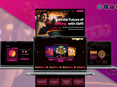 Defi Betting Platform animation branding graphic design logo motion graphics ui uiux web designing web interfaces