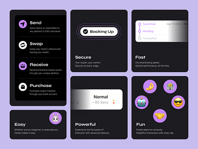 WebChainX - Design Elements decentralizedinfrastructure figma figmadesign infrastructure uidesign uiux webchain webchainx