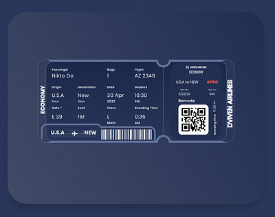 Boarding Pass app ui custom ui figma graphic design logo ui ui design ui ux ux design web template web ui