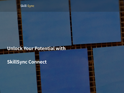 Skill-Sync, A platform connecting CS student's with employers. branding computerscience figma hr job ui web