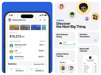 mezu | Banking app