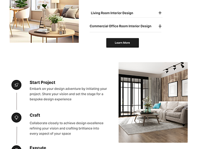 InteriorDesign website ui