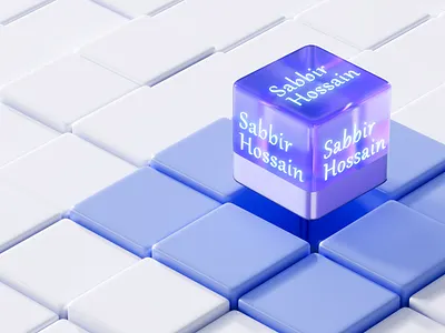 3D Website Templet Design 3d animation graphic design motion graphics