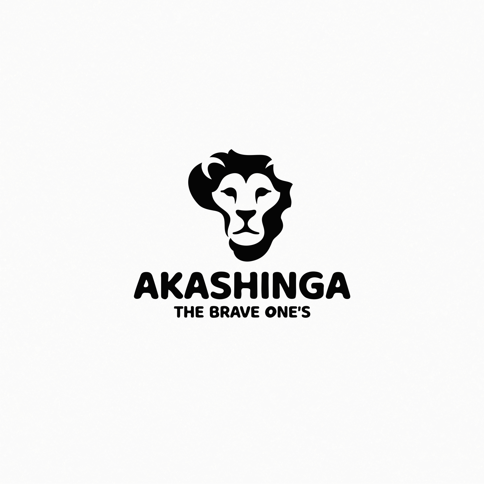 Akashinga africa graphic design lion logo logo design vector