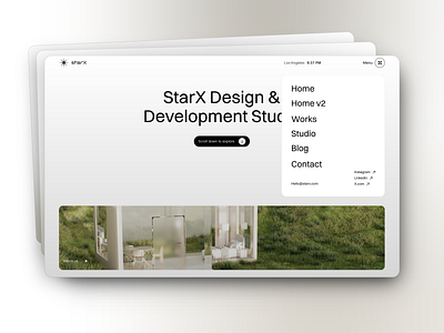 StarX Design & Development Studio agency creativeagency design designstudio digitalagency framer onlinepresence starx studio template ui ux webdesign webdevelopment website webtemplate