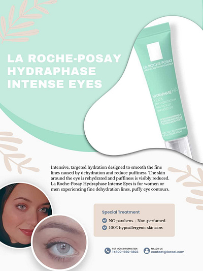 La Roche-Posay Advertising graphic design for a new product 3d ad animation app branding design graphic design illustration logo motion graphics ui