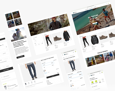 Eddie Bauer Resale Ecommerce Site design ecommerce fashion platform ui value