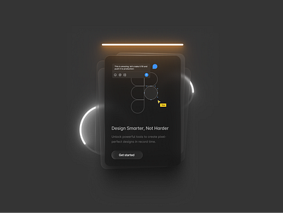 Glassmorphism cards card cards dark design figma glass glassmorphism lights neon skeumorphism ui