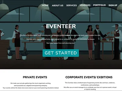 EVENTEER graphic design mobile apps product design product management prototyping ui wireframimg wireframing