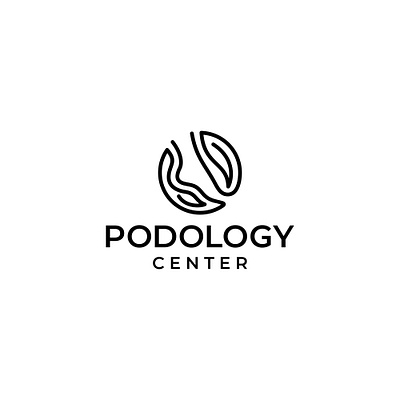 PODOLOGY clinic feet graphic design logo logo design medical design medicine podology vector