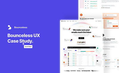 Bounceless: Ensuring Your Emails Land in the Inbox! 📬 bounceless casestudy ui userexperience uxdesign