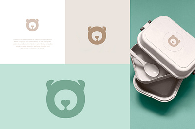 Create a Bear Icon graphic design logo