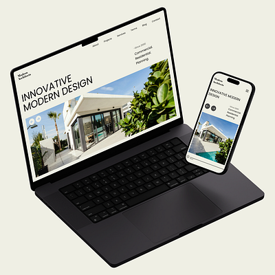 Responsive Architectural Portfolio Website – Modern and Minimal