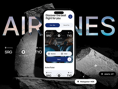 Flight Booking App UI Design 3d animation branding graphic design logo motion graphics ui