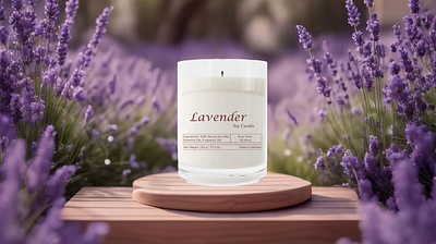 Animation for soy candles shop animation branding ui