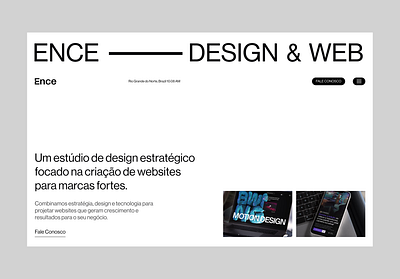 Ence Design - Website 3d 3d web branding brazil interation ui uidesign uxdesign web design webflow