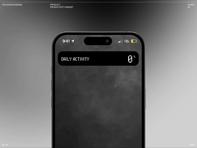 Productivity Widget animation app design appdesign interface ios widget mobile productivity ui ui design widget