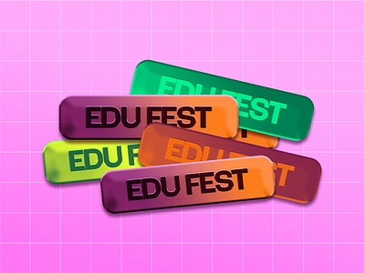 EDU Fest Branding book branding colors combination design edu edu fest festival graphics logo nerd strategy uni university worm