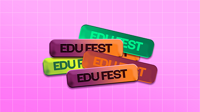 EDU Fest Branding book branding colors combination design edu edu fest festival graphics logo nerd strategy uni university worm