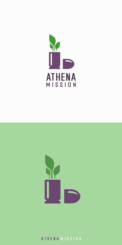 ATHENA MISSION graphic design logo logo design military minimal mission peace vector