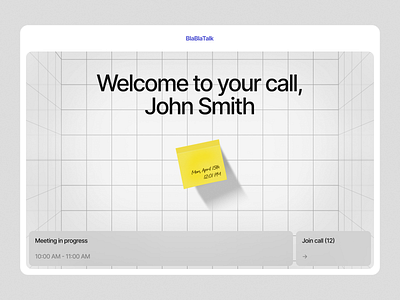 Call Screen - Design Concept app app design branding call app call app design call screen clean concept concept design design desktop desktop app graphic design illustration minimal minimalist ui ux web app web app design