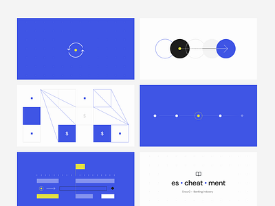 Blog covers: Eisen abstract blog brand editorial finserve illustration minimalism