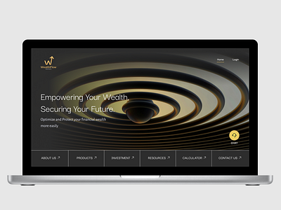 Wealth Management Website bankingwebsite crypto dailyui design fintech landingpage ui uiux ux wealthmanagementwebsite wealthmanagementwebsitelanding websitelandingpage
