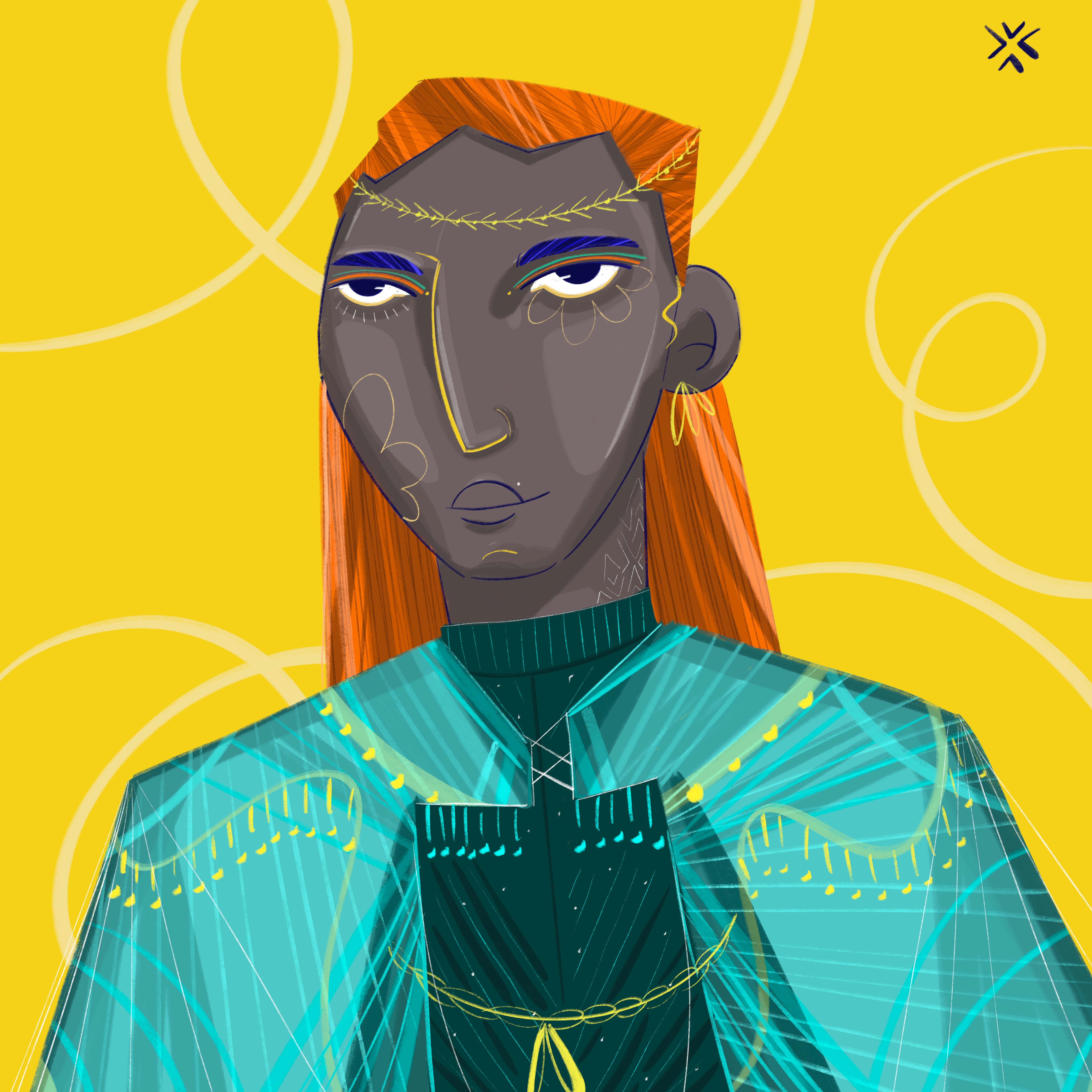 Shinny! Girl Illustration art artist character design digital art girl graphic design illustration illustrator pattern